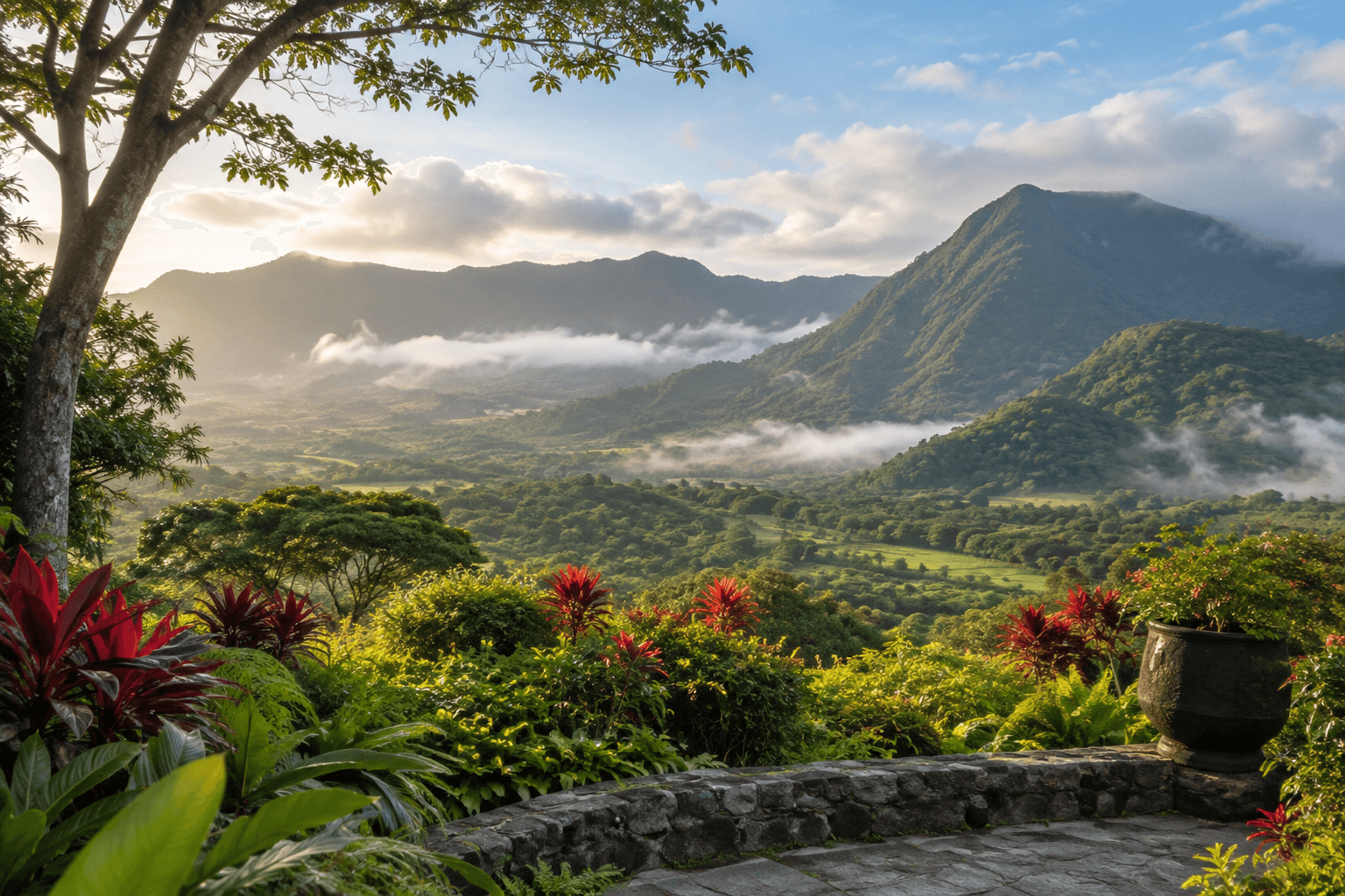 Natural landscape in El Valle de Anton, Panama